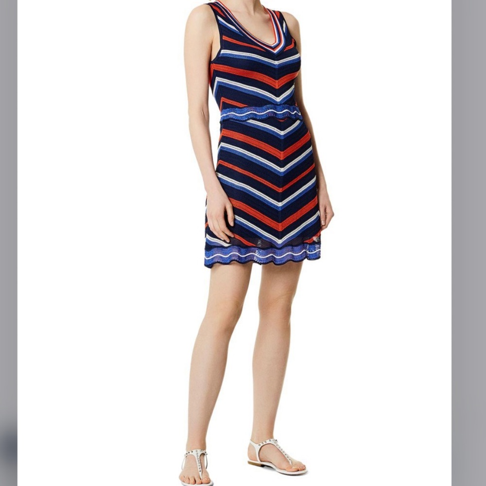 Karen Millen chevron dress